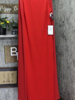 Alex Evenings Red Alex Evenings Cape Sleeve Gown Dress 8160255 16